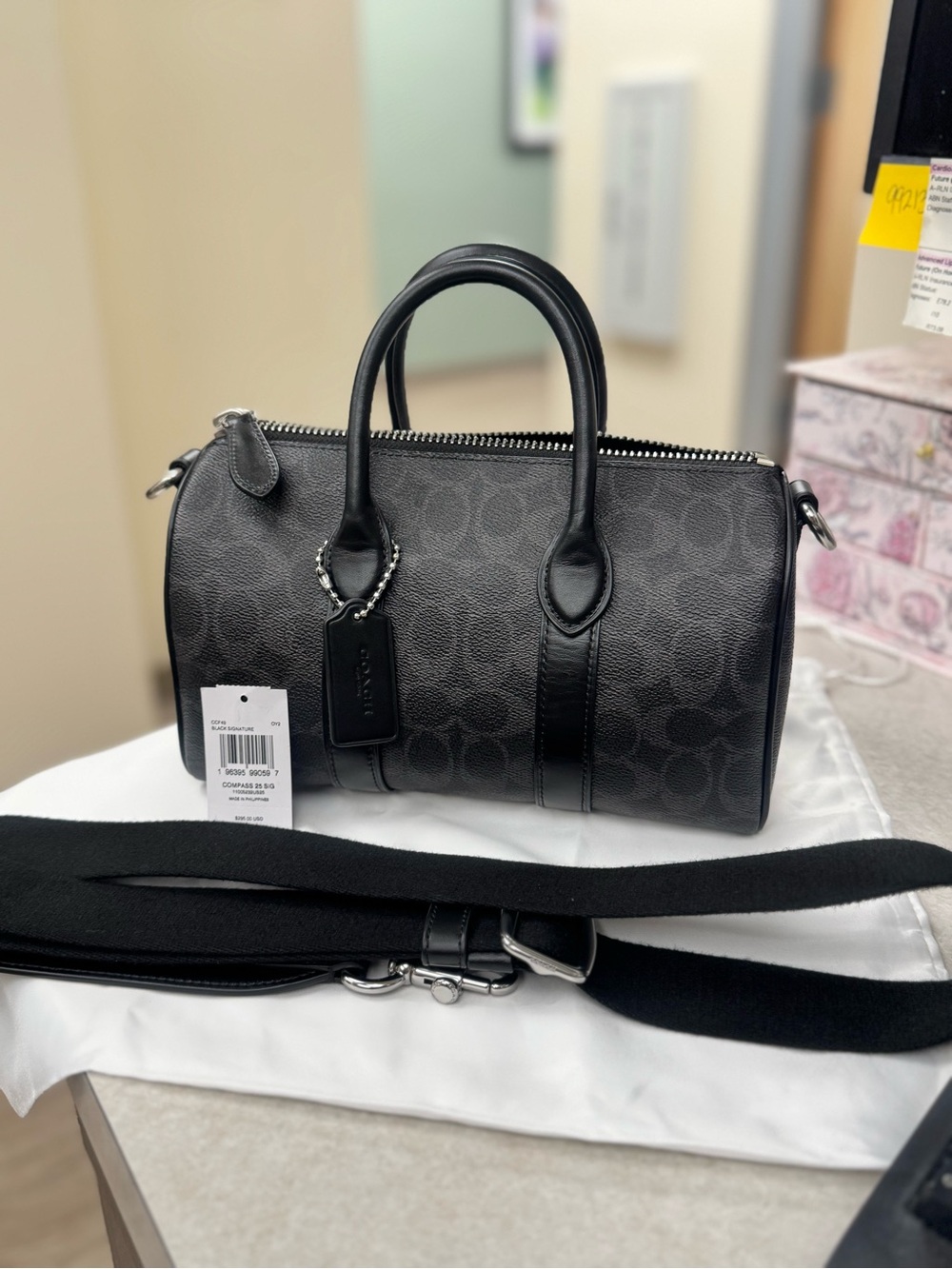 NWT - COACH - Compass 25 - Black Signature - Picture 6 of 13